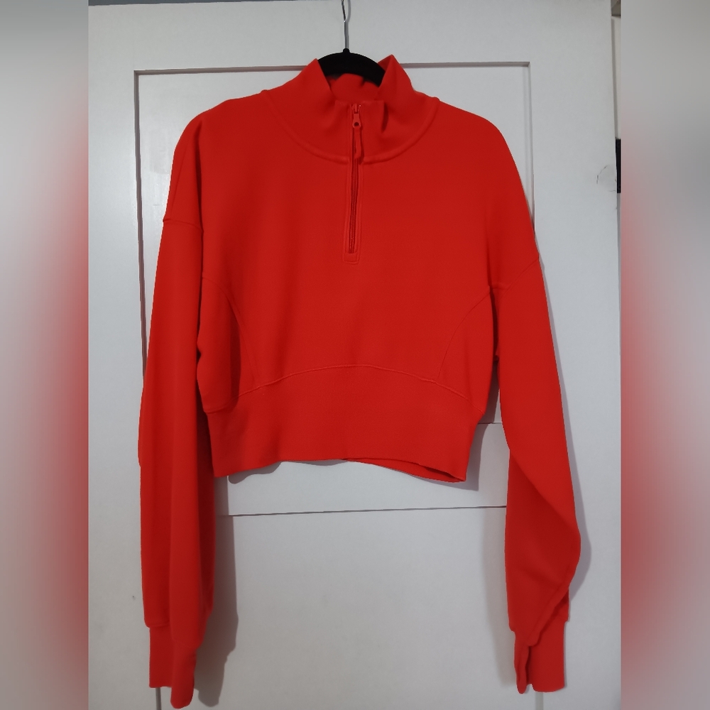 Areie Offline Quarter Zip Cropped sweatshirt